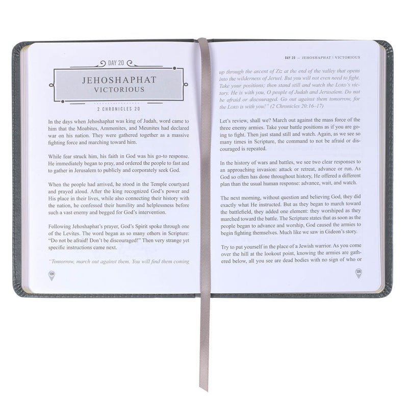 Legacy of Leaders Gray Faux Leather