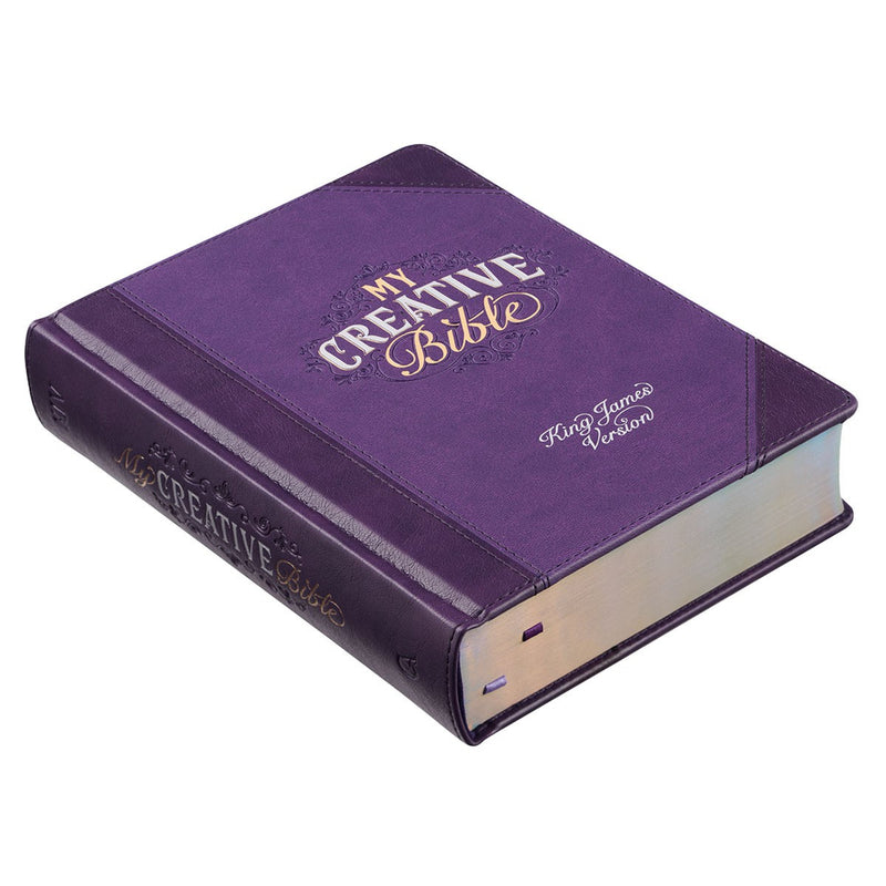 My Creative Bible purple - Hardcover