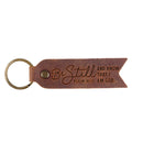 Be still and know Psalm 10:46 Leather keyring