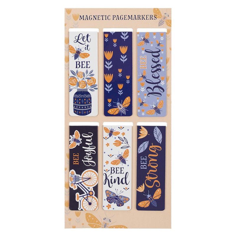 Let It Bee Magnetic Bookmark Set