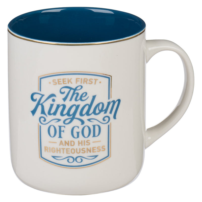 The Kingdom of God Blue Ceramic Coffee M