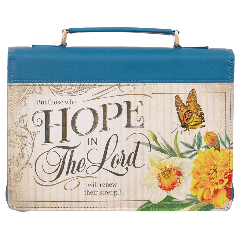Hope in the LORD Floral Blue