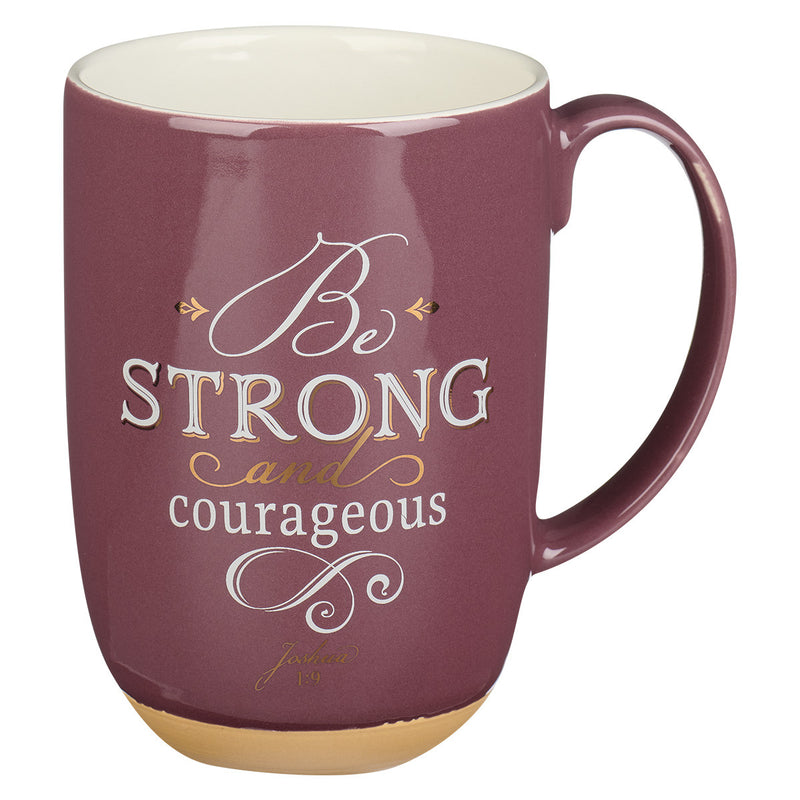 Be Strong and Courageous Pink Joshua 1:9