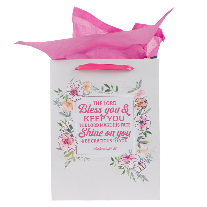 Bless You and Keep You Floral with Card
