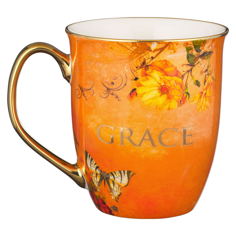 Grace Orange Butterfly  - Ephesians 2:8