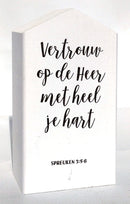 Vertrouw op de Heer met heel je hart