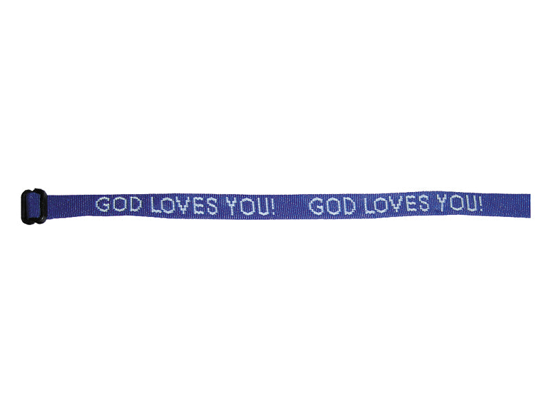 God loves you - Royal blue