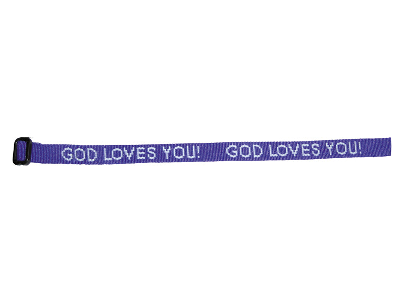 God loves you - Purple