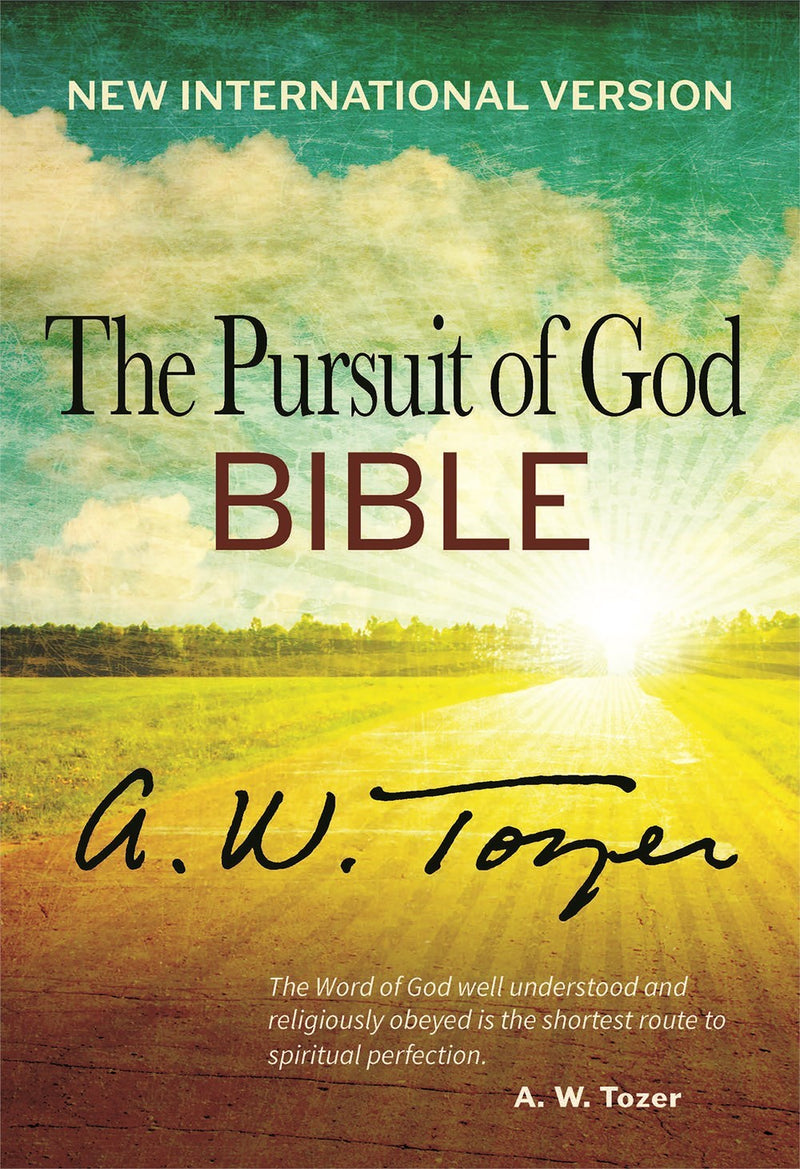 NIV The Pursuit Of God Bible-Hardcover