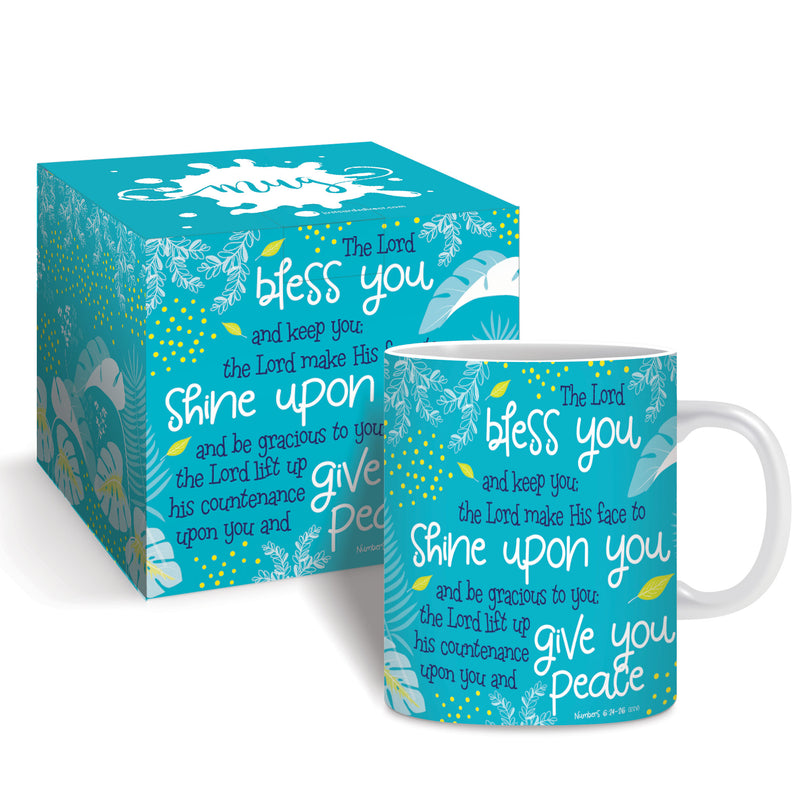 Bless You (Teal) Christian Mug