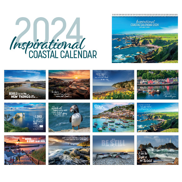 Inspirational Coastal Calendar 2024