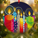 Kaarsen keramische decoratie