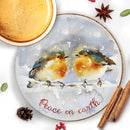Robins keramische decoratie