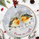 Robins keramische decoratie
