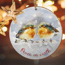 Robins keramische decoratie