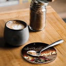 Kerstkaars keramische decoratie