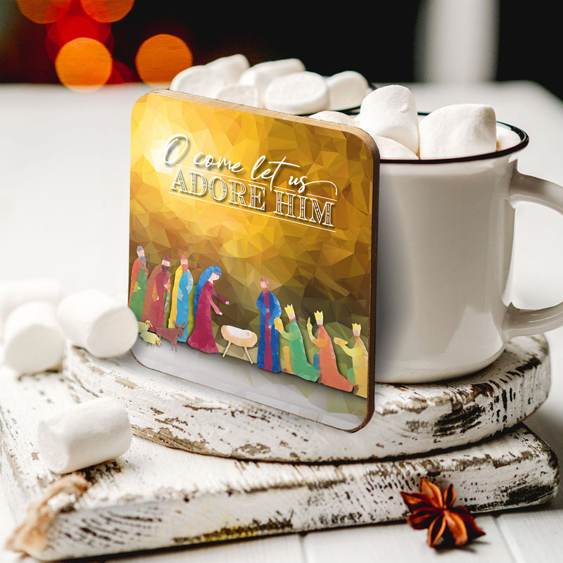 Nativity coaster