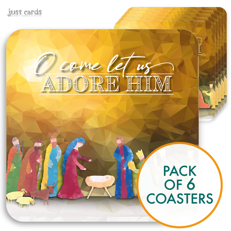 Nativity coaster