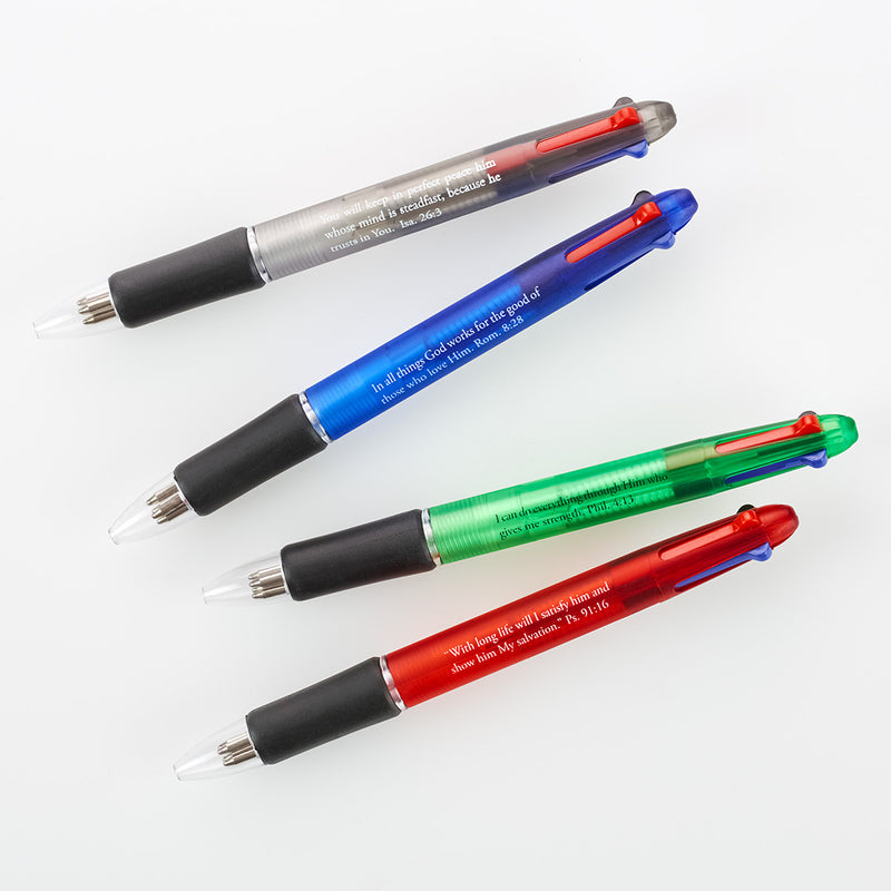 Four-color pens (prices per piece, sold per 4)