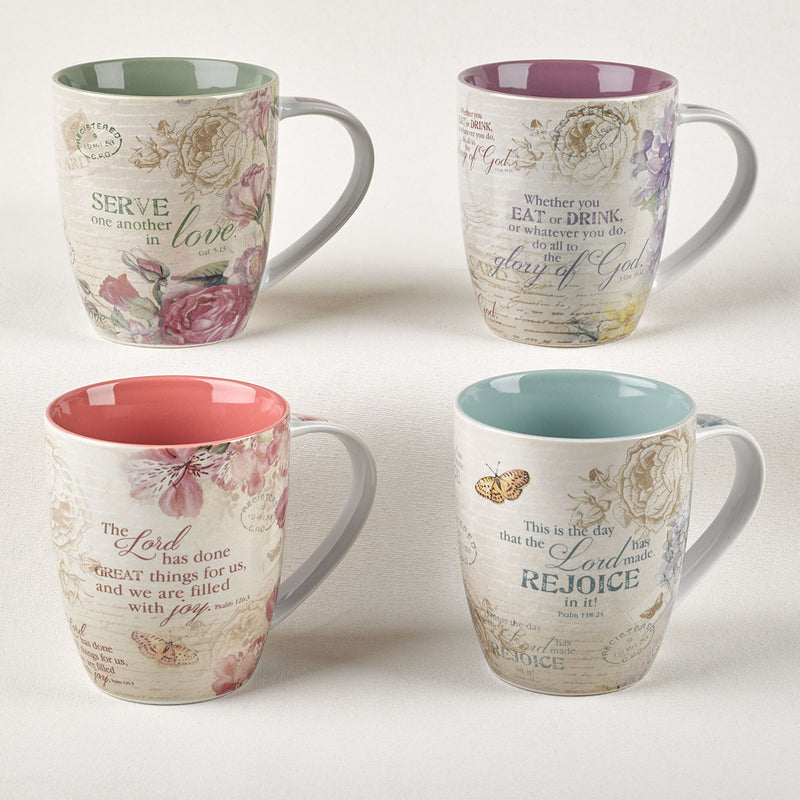 Floral Inspirations - Set of 4 mugs