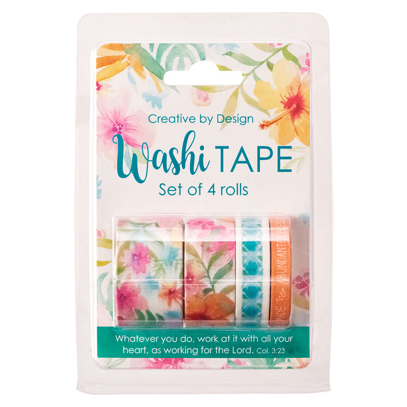 Washi tape - Set of 4 rolls