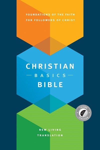 NLT Christian Basics Bible-Hardcover Indexed