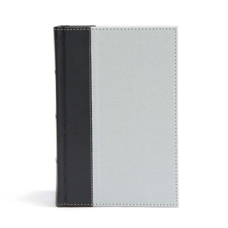 CSB Study Bible/Personal Size-Black/Gray Cloth Over Board