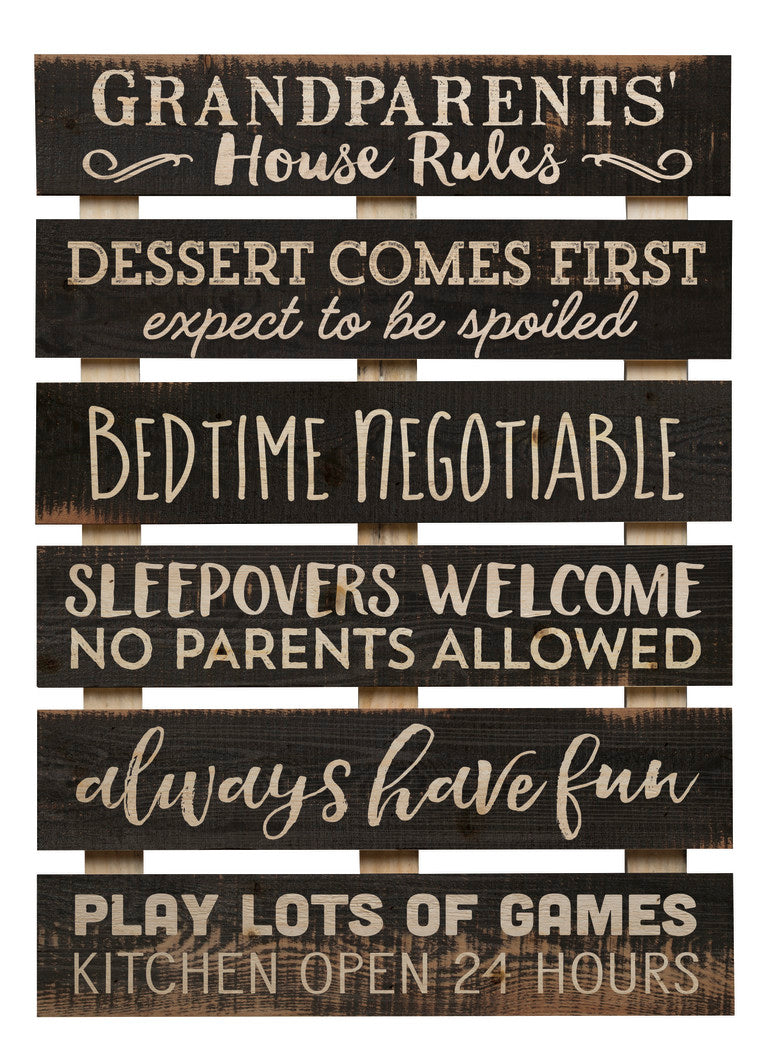Grantparents House Rules