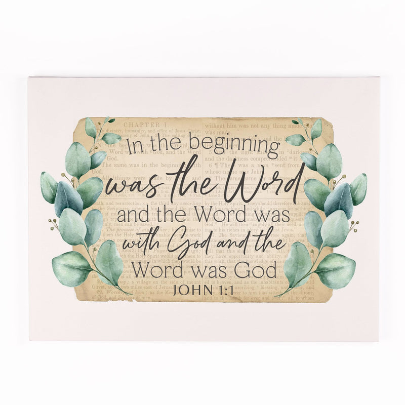 In The Beginning Was The Word And The Wo