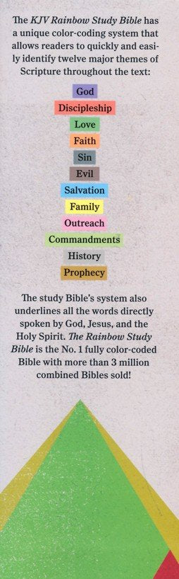 KJV Rainbow Study Bible-Hardcover