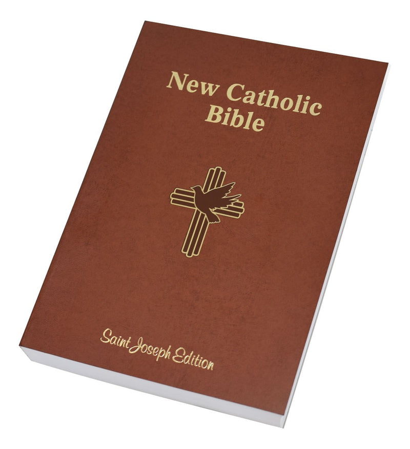 NCB St. Joseph New Catholic Bible Large Type-Brown Flexible (