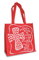 John 3:16 - Red and white