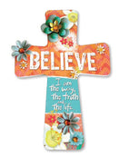 Believe - with metal and jewel accents