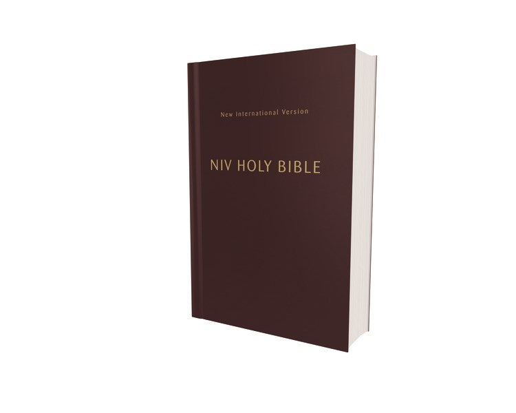 NIV Compact Holy Bible (Comfort Print)-Burgundy Softcover