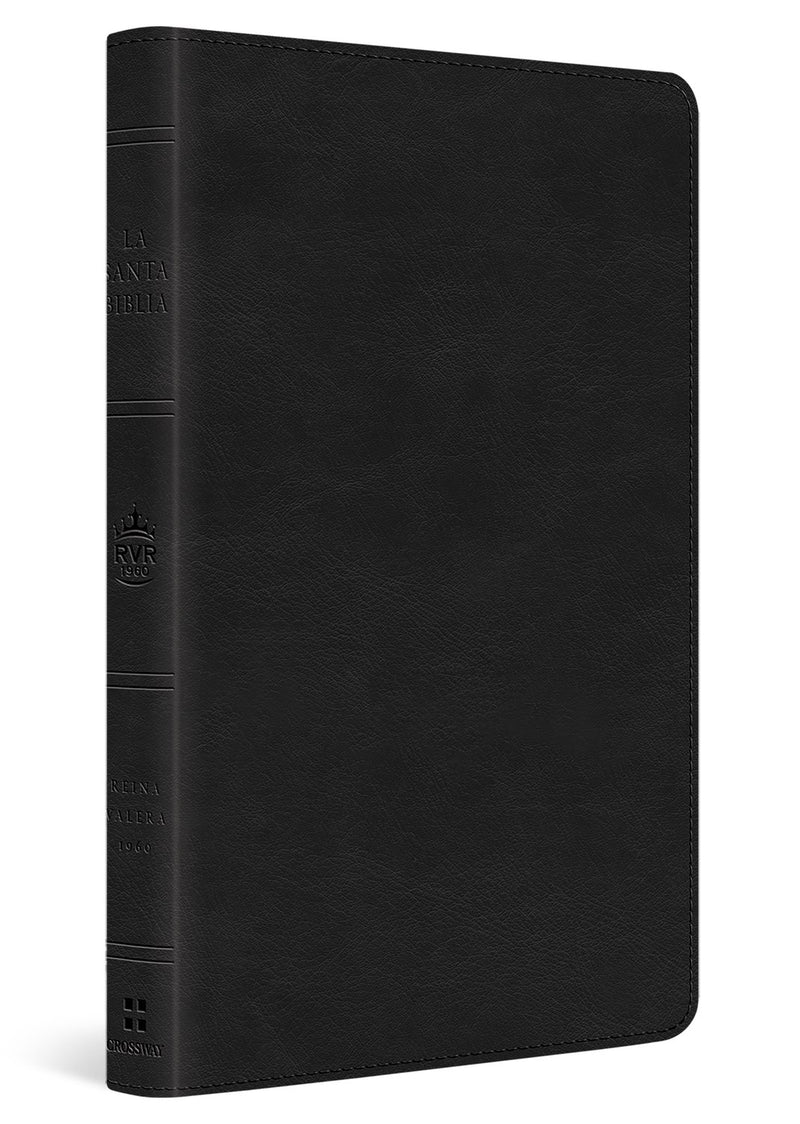 Span-RVR 1960 Holy Bible (La Santa Biblia  Tamano Delgado)-Black TruTone