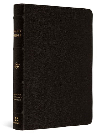 ESV Compact Bible-Deep Brown Buffalo Leather