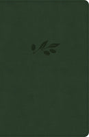 KJV Thinline Bible-Olive LeatherTouch