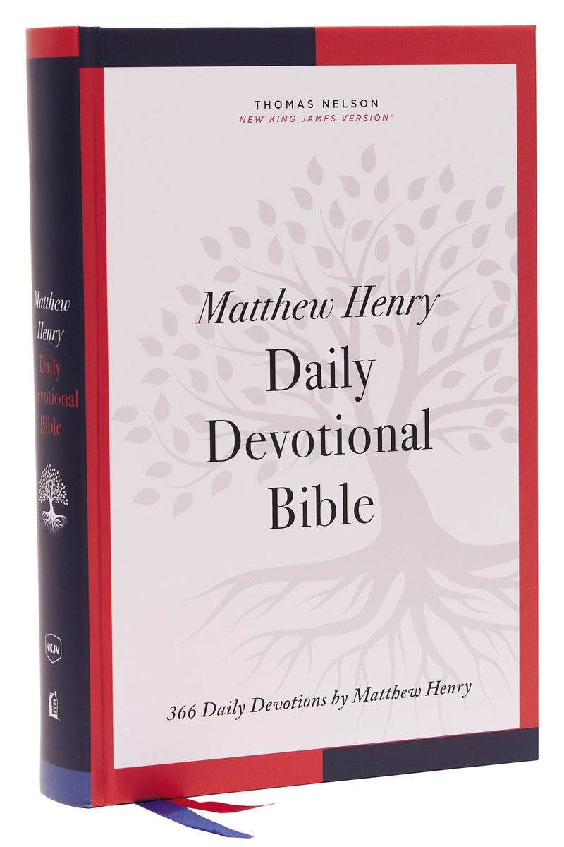 NKJV Matthew Henry Daily Devotional Bible (Comfort Print)-Hardcover Indexed