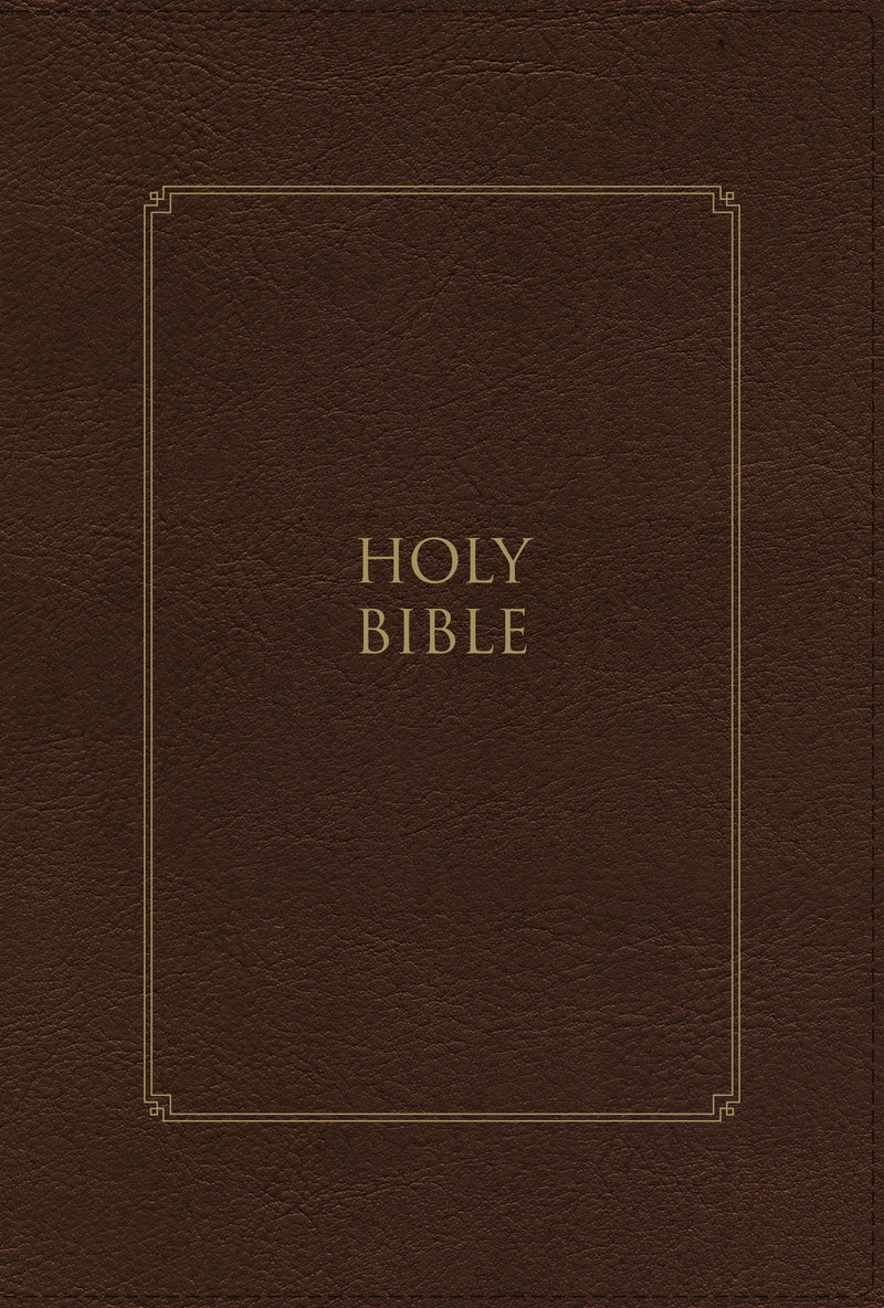 KJV Thompson Chain-Reference Bible/Large Print (Comfort Print)-Brown Leathersoft Indexed