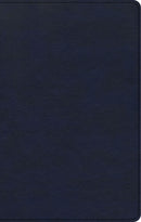 CSB Single-Column Personal Size Bible-Navy LeatherTouch