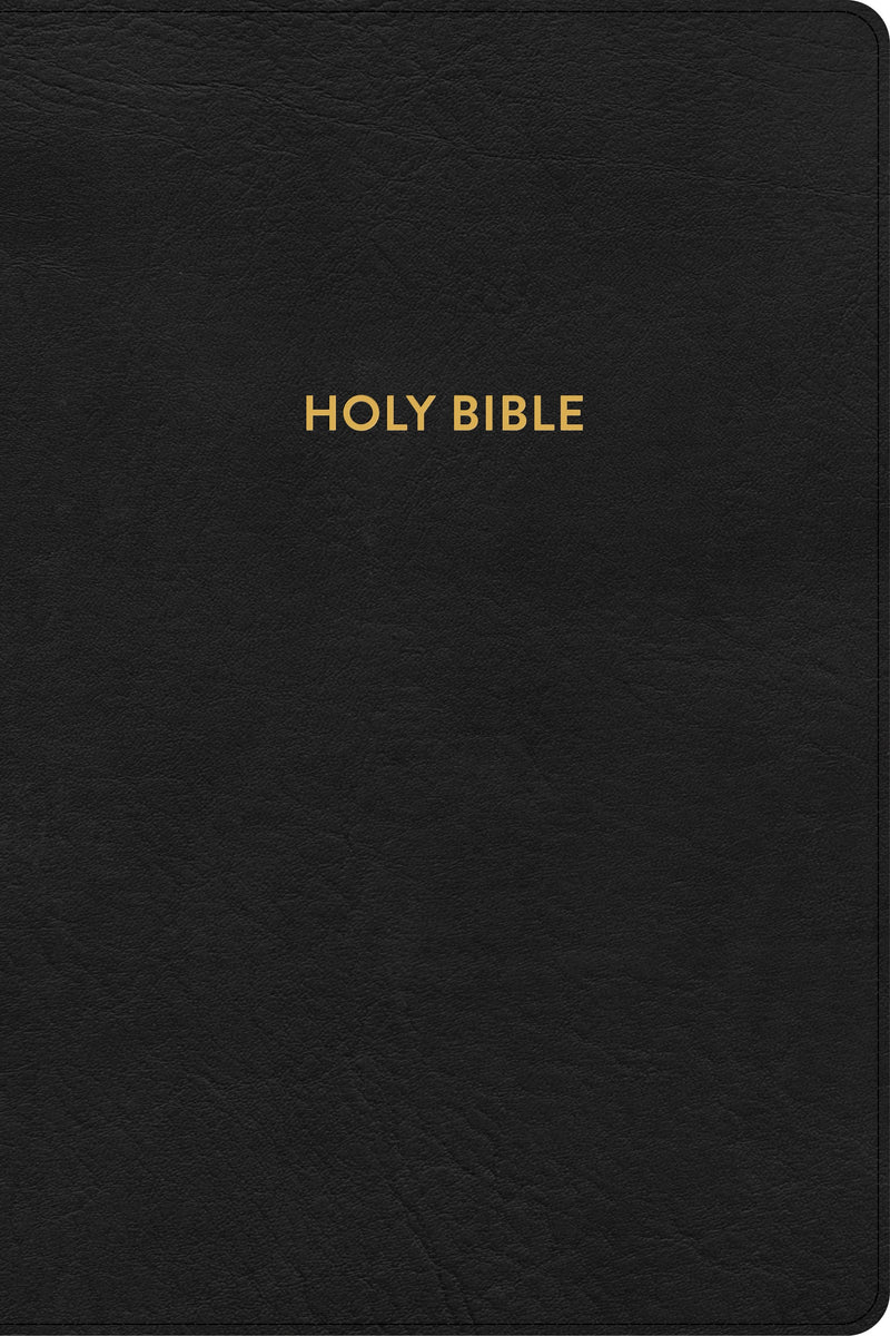 KJV Rainbow Study Bible-Black LeatherTouch Indexed