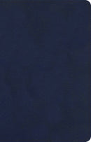 KJV Single-Column Compact Bible-Navy LeatherTouch