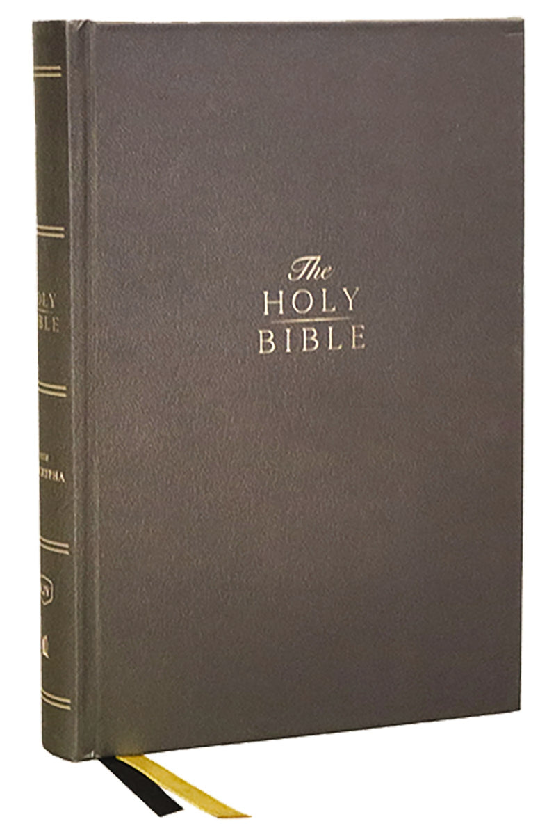 KJV Center-Column Reference Bible With Apocrypha (Comfort Print)-Hardcover