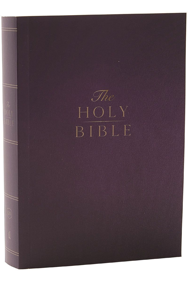 KJV Compact Reference Bible (Comfort Print)-Purple Softcover