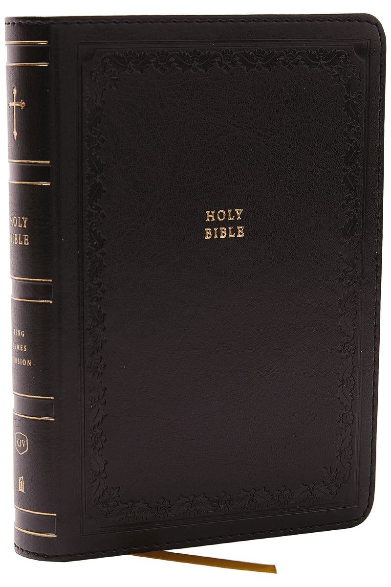 KJV Compact Reference Bible (Comfort Print)-Black Leathersoft