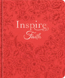 NLT Inspire Faith Bible  Filament Enabled Edition-Coral Blooms Hardcover LeatherLike