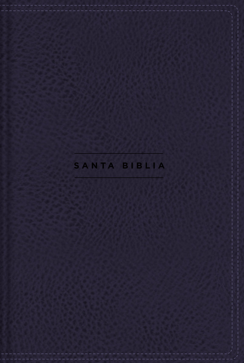 Span-NIV Single-Column Reference (Revised Text 2022)  (Santa Biblia  Una Columna Con Referencias)-Navy Leathersoft