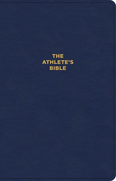 CSB Athlete's Bible-Navy LeatherTouch