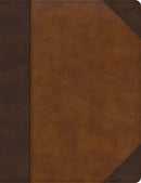 CSB Notetaking Bible/Large Print Edition-Brown/Tan LeatherTouch