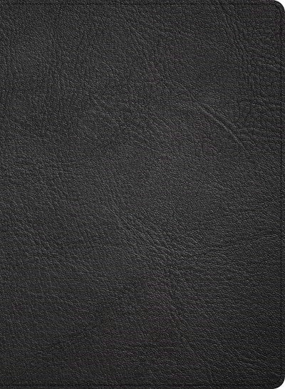 CSB Spurgeon Study Bible (Holman Handcrafted Collection)-Black Premium Goatskin